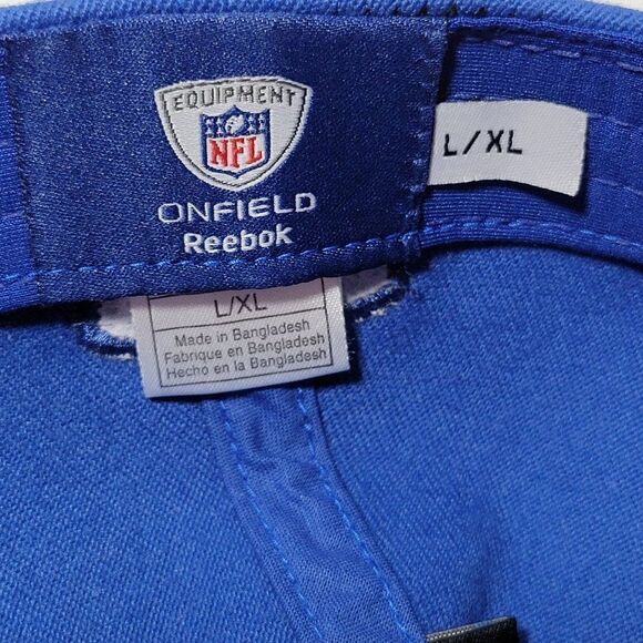 Indianapolis Colts Hat Mens L/XL Fitted Reebok Cap Stretch Wool Blend NFL GUC - Picture 12 of 12